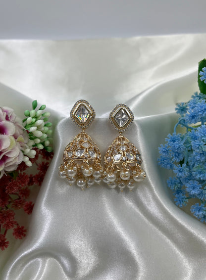 Alka Moissanite Premium Jumka