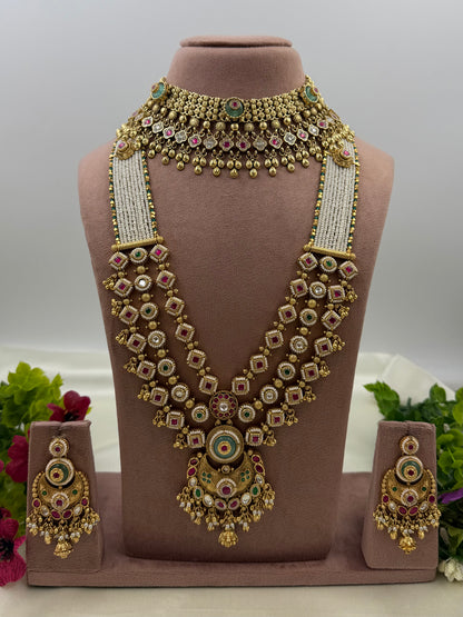 Jyoti Heritage Chorski Combo Necklace Set