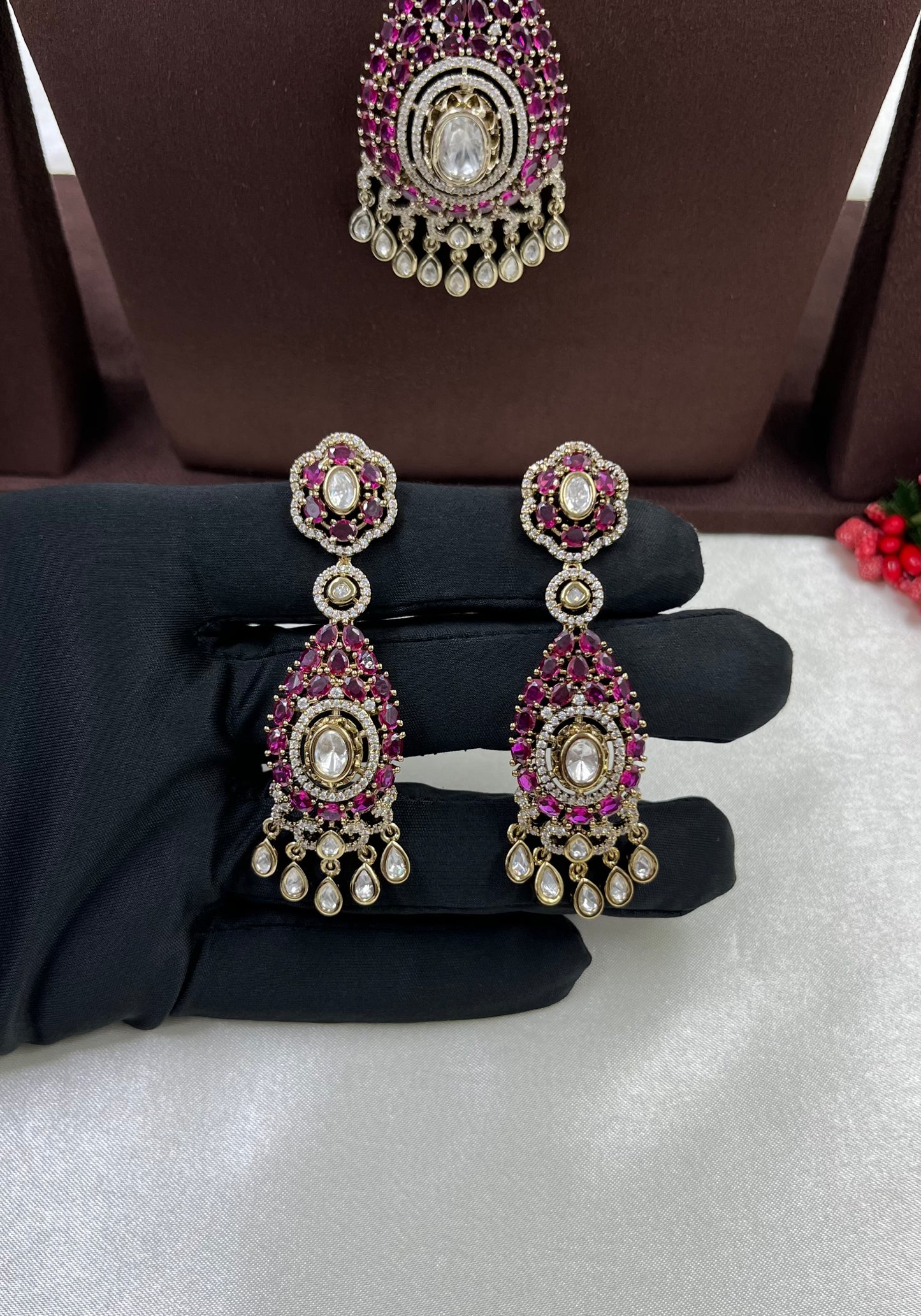 Vinita Victorian Moissanite Necklace