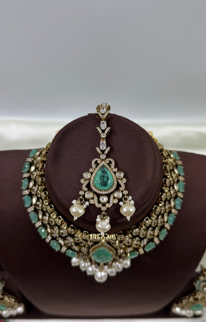 Tarini Victorian Premium Choker Necklace Set