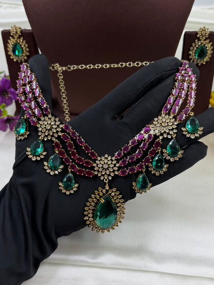 Sayali Victorian Premium Necklace