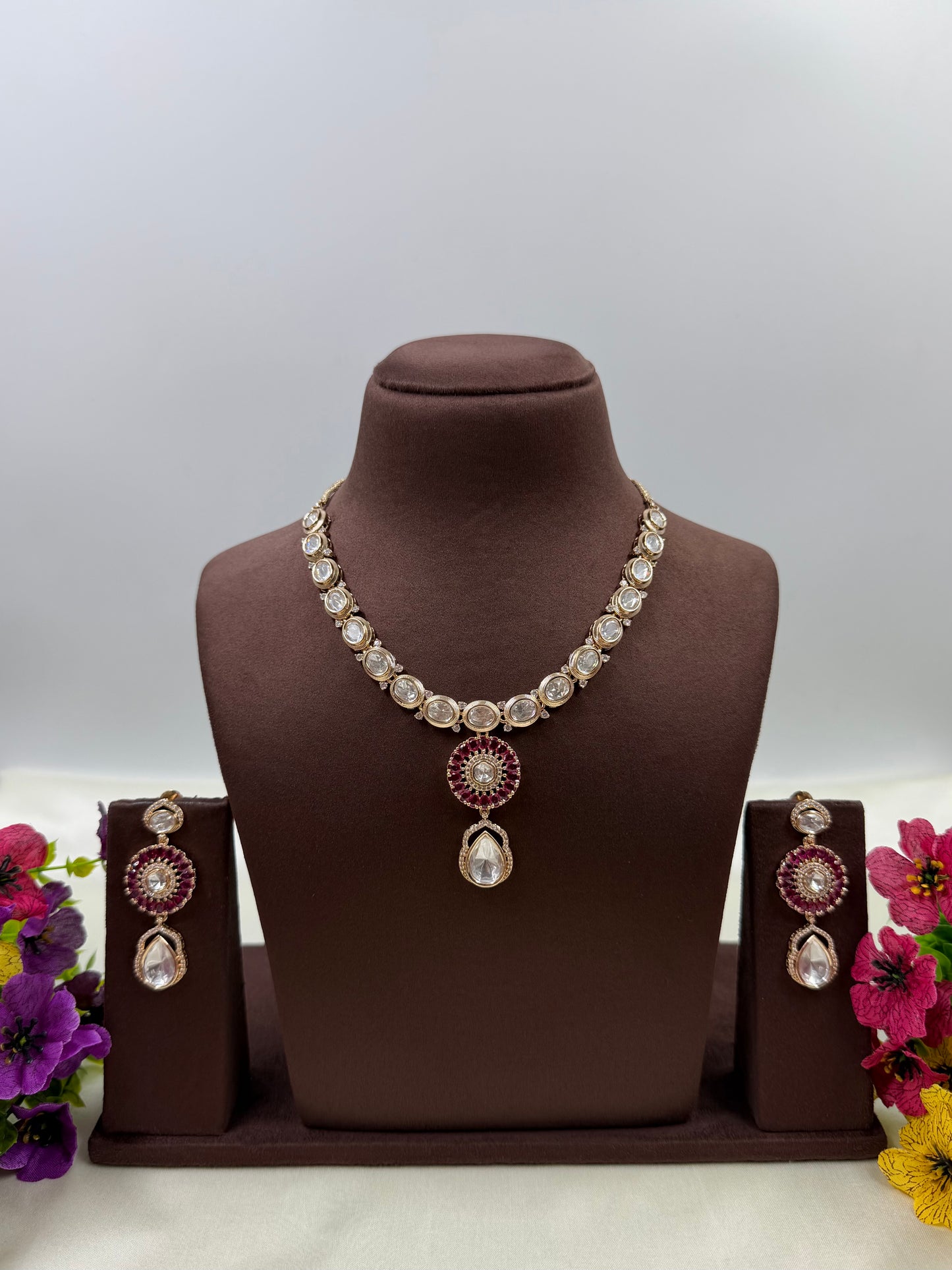 Mugdha Moissanite Delicate Necklace