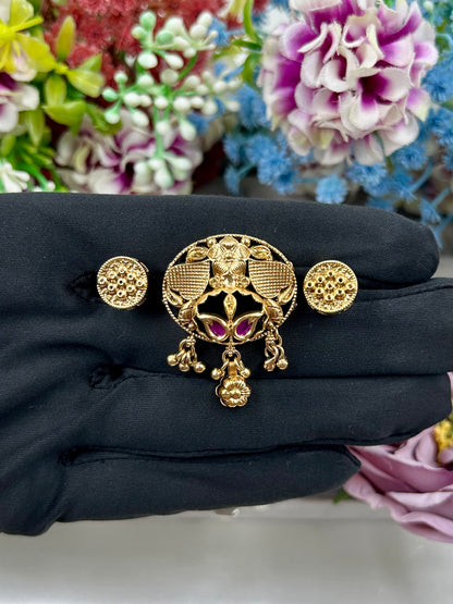 Prachi Traditional Two Finger Ring
