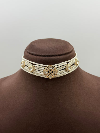 Ananya Moissanite Choker Necklace Set