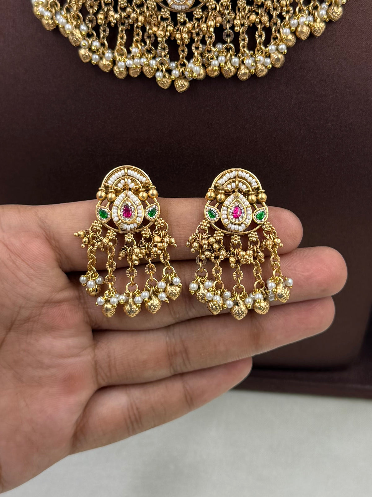 Sarika Premium Chorski Necklace Set