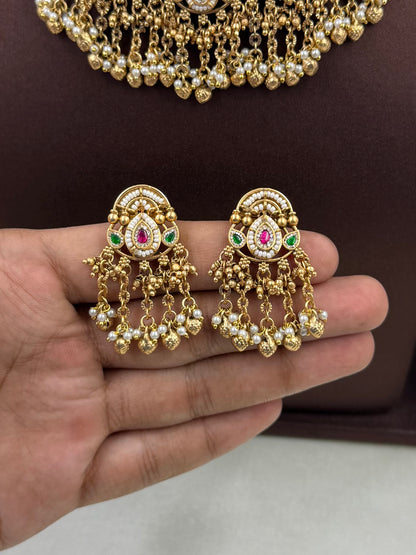 Sarika Premium Chorski Necklace Set