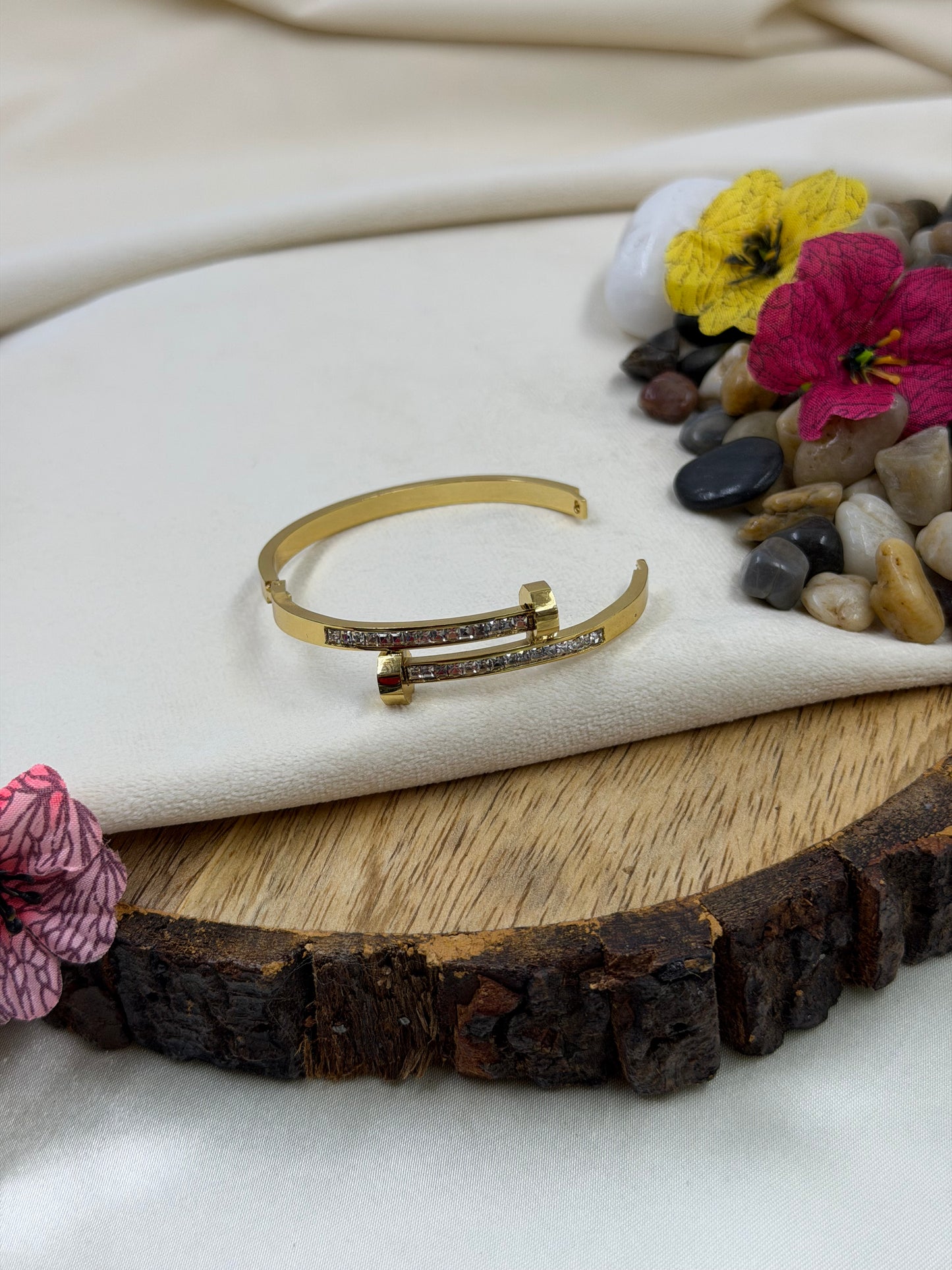 Mayuri Stainless Steel Bracelet (Openable)