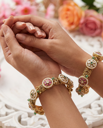 Nikita Heritage Bangles (Openable)