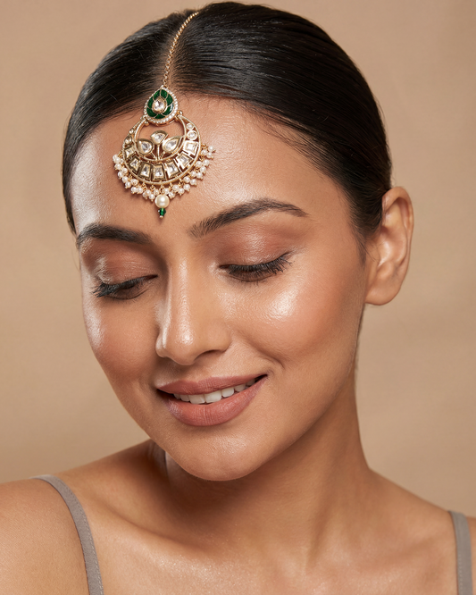 Riya Moissanite Mang Tika