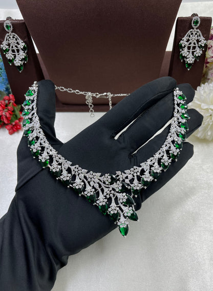 Shreya Premium American Diamond Necklace