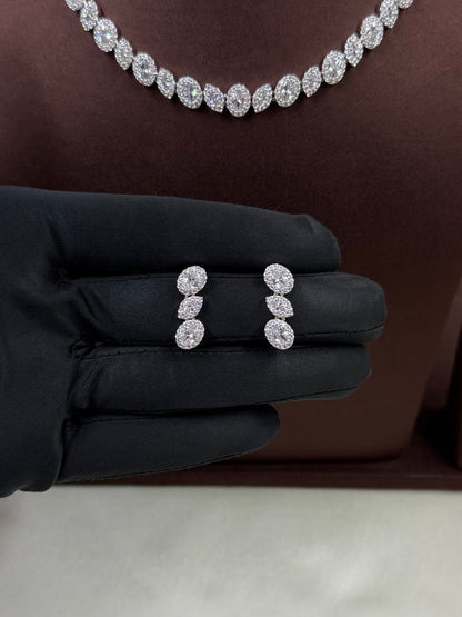 Alyssa American Diamond Delicate Necklace