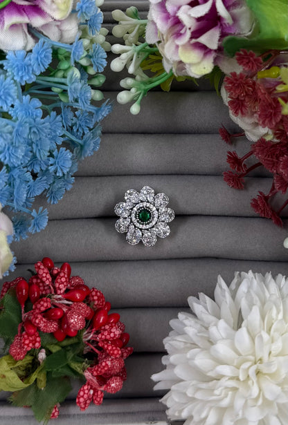 Zoey American Diamond Ring (Adjustable)
