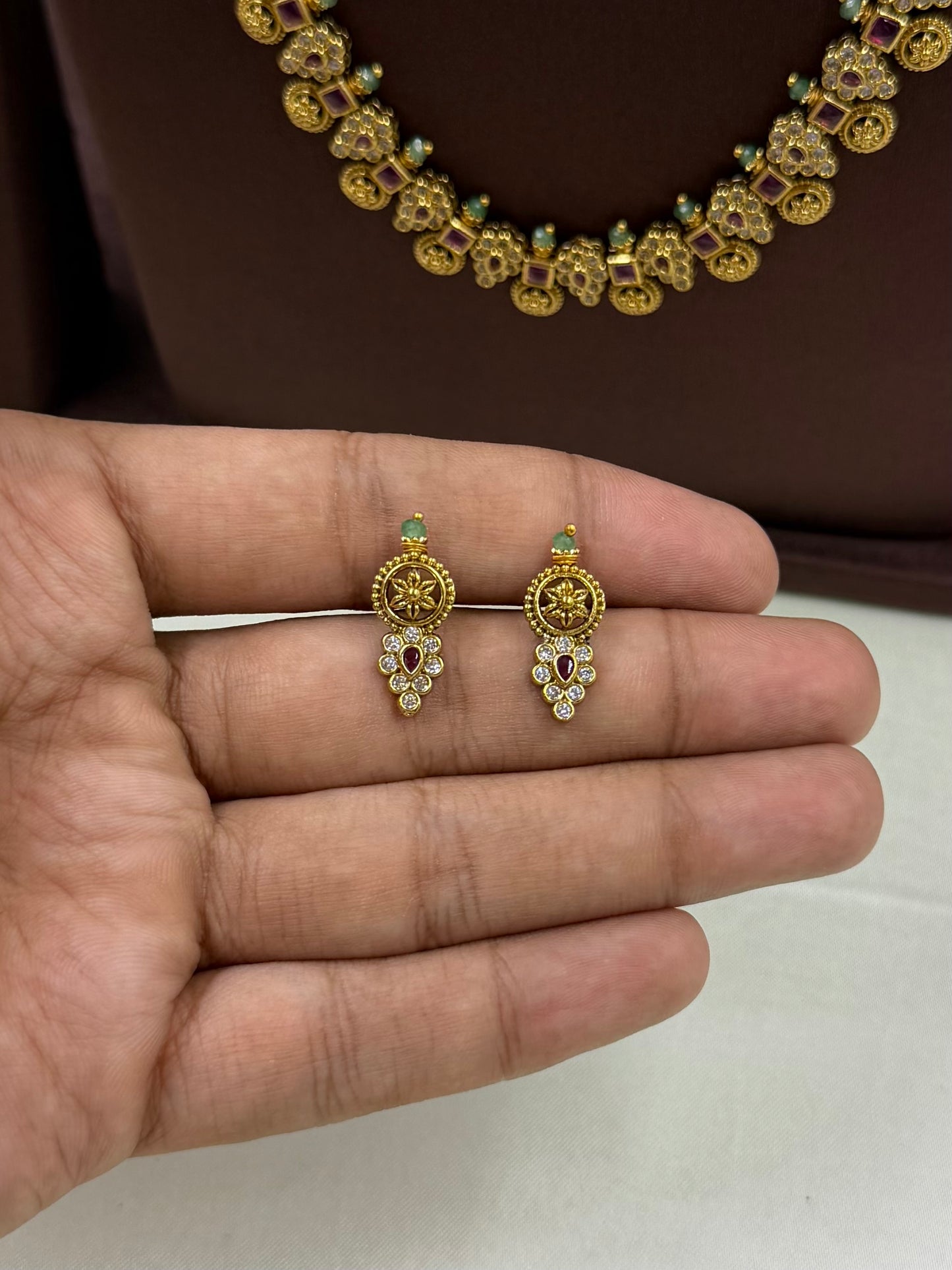 Ruchi Traditional Long Necklace Set