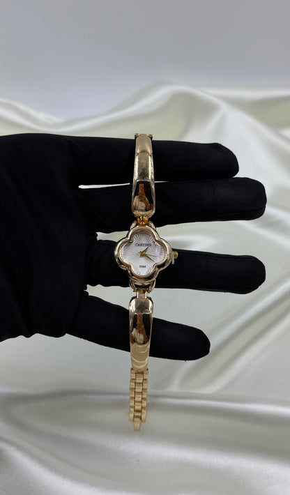 Meera Gold Stainless Steel Watch (Adjustable)