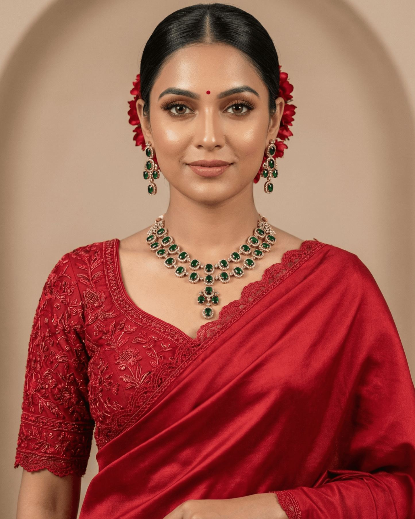 Ashita Victorian Double Layering Necklace