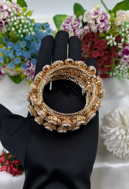 Arohi Moissanite Bangles (Openable)