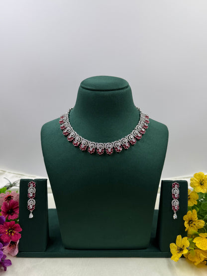 Sophia American Diamond Necklace