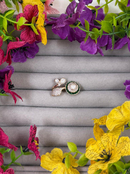 Zoya Moissanite Ring (Adjustable)