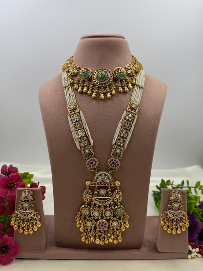 Lata Heritage Chorski Combo Necklace Set