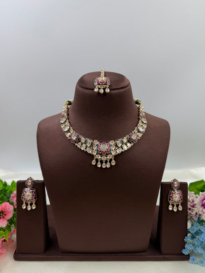 Kavya Moissanite Necklace Set