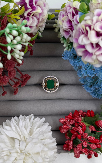 Aaratrika American Diamond Ring (Adjustable)