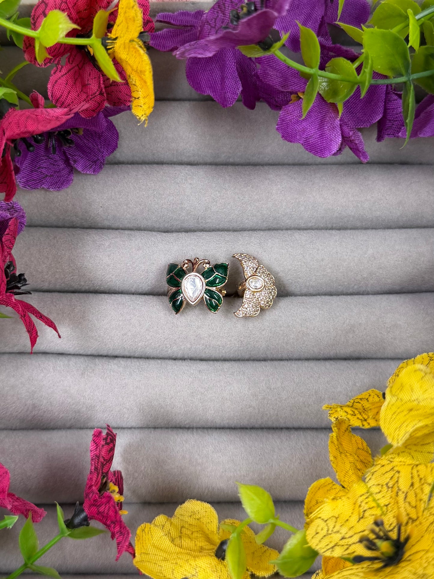 Ritu Moissanite Ring (Adjustable)
