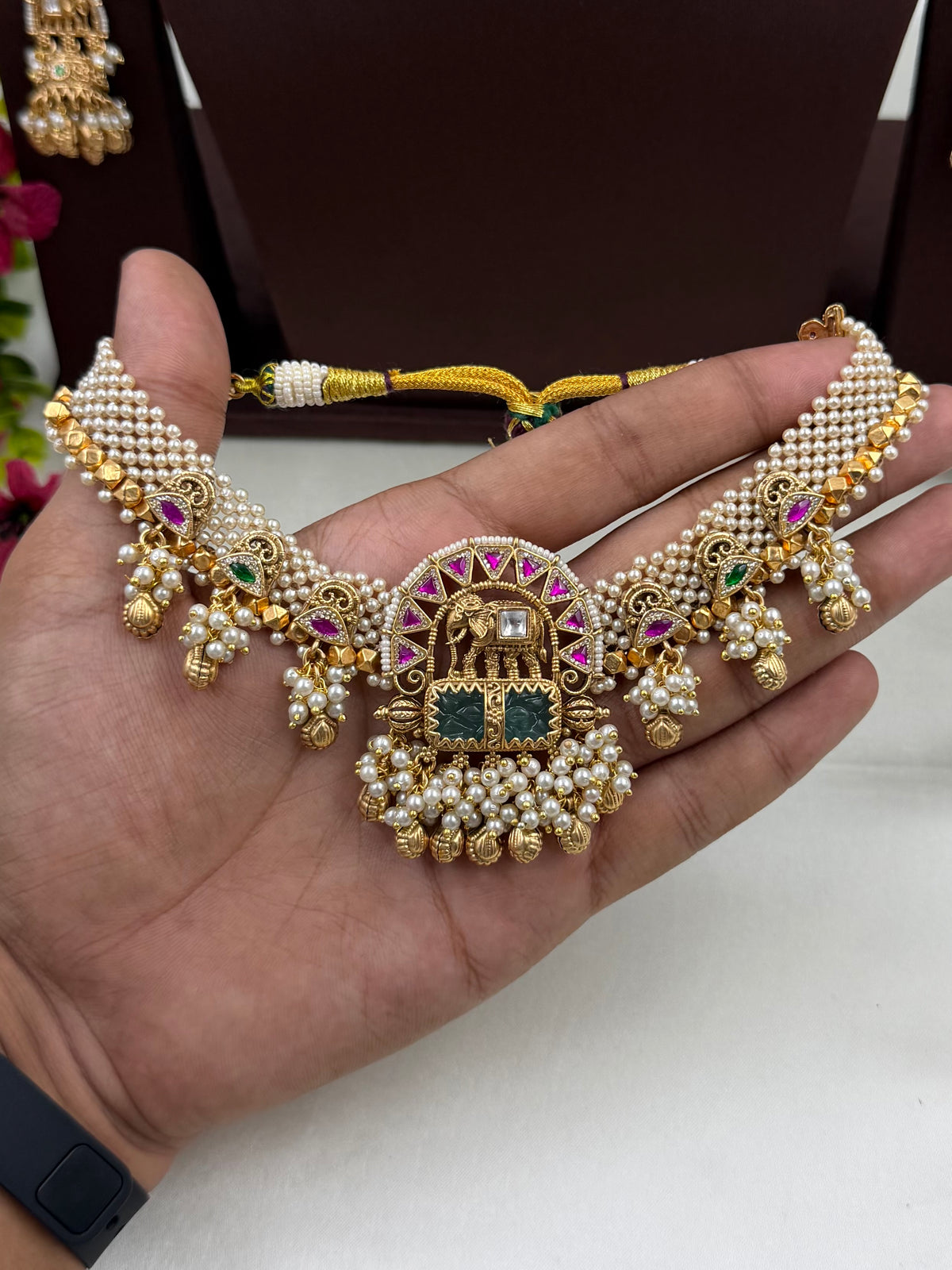 Padmini Chorski Choker Necklace Set