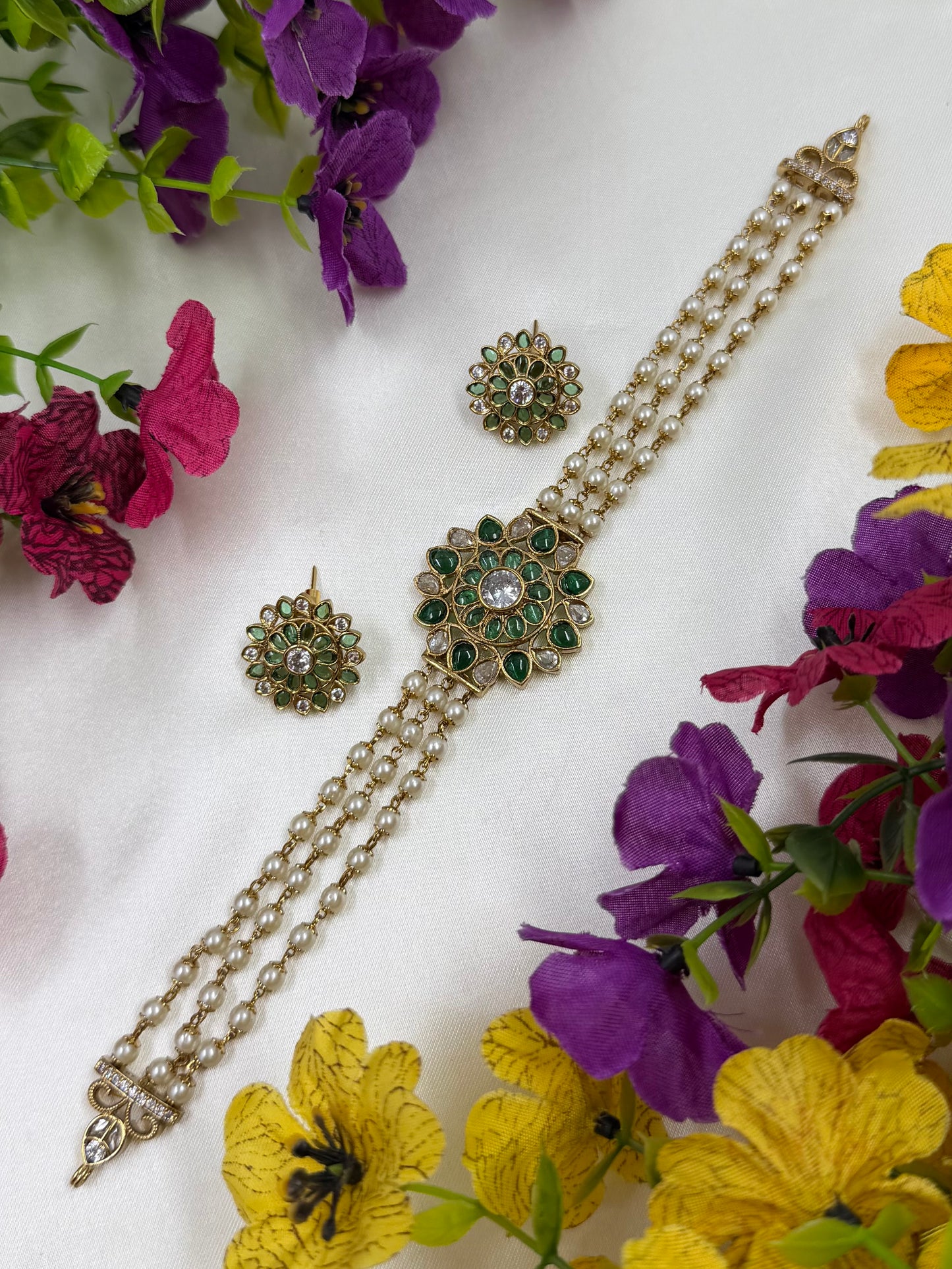 Janaki Victorian Traditional Choker Necklace