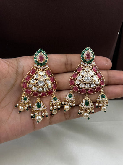 Jivika Moissanite Choker Necklace Set