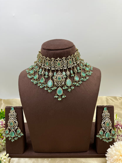 Soveria Victorian Heavy Chokar Necklace