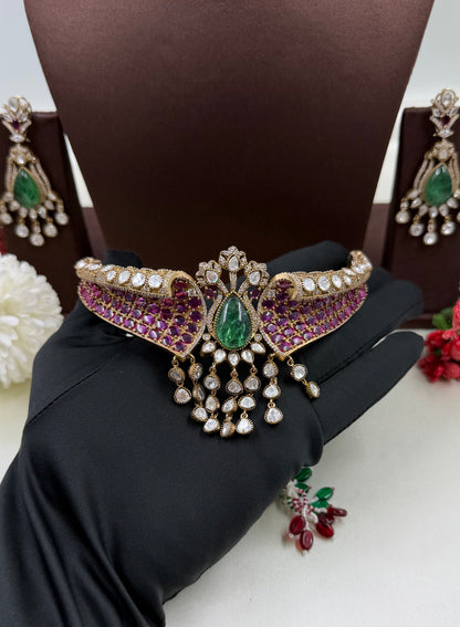 Sunita Jaipuri Kundan Choker Necklace Set