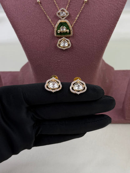 Mamta Moissanite Chain Pendant