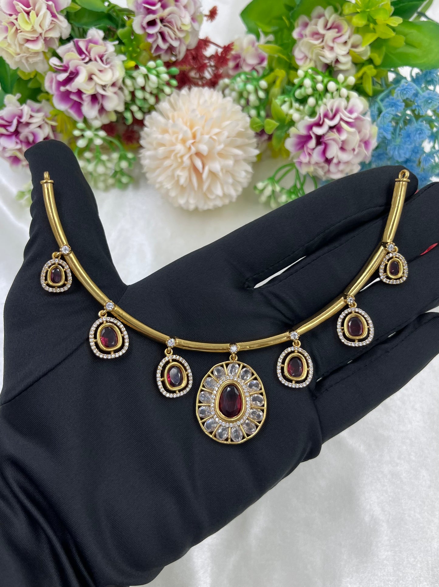 Ornate Victorian Ad Necklace