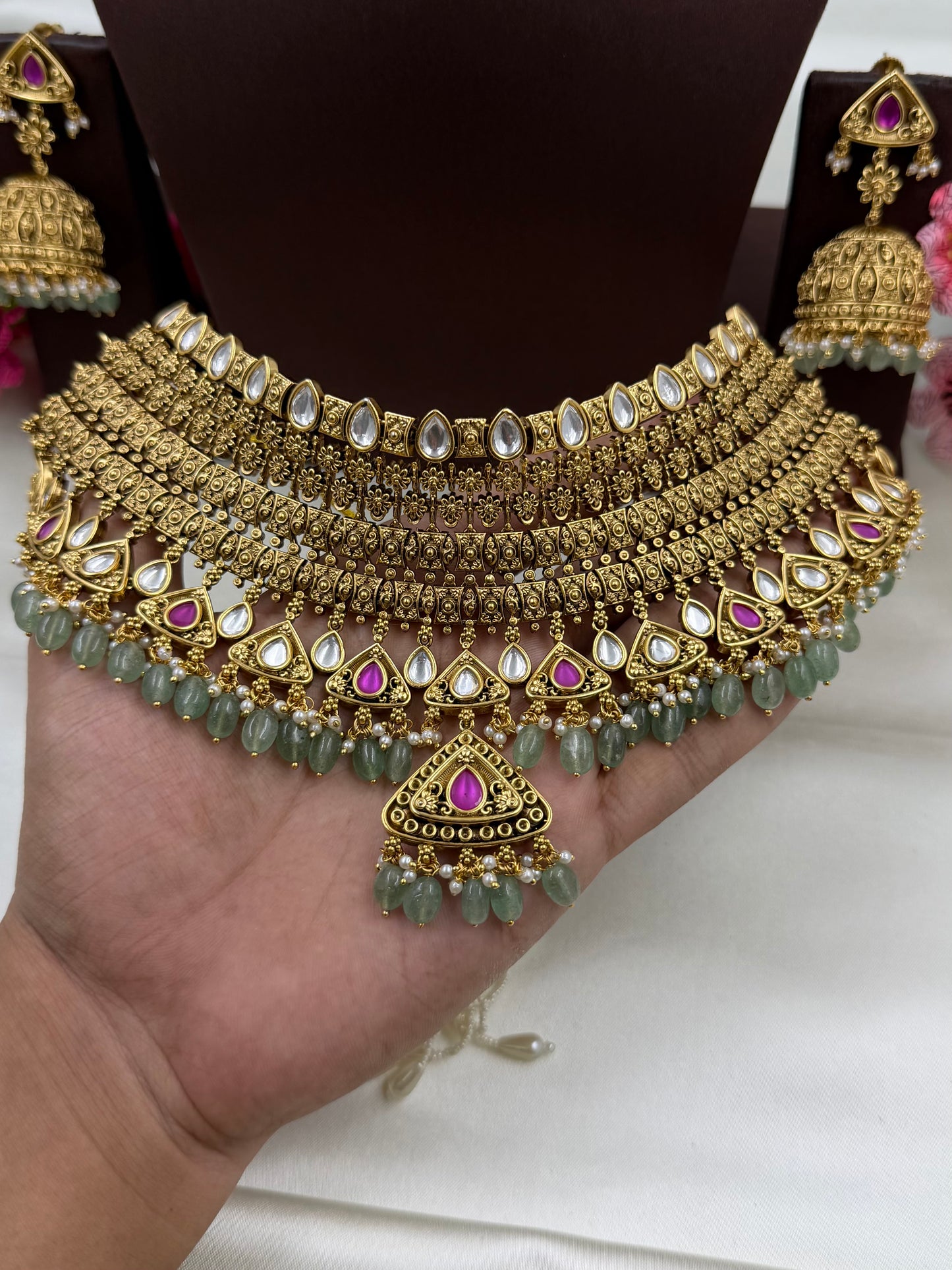 Tvesha Premium Heritage Choker Set