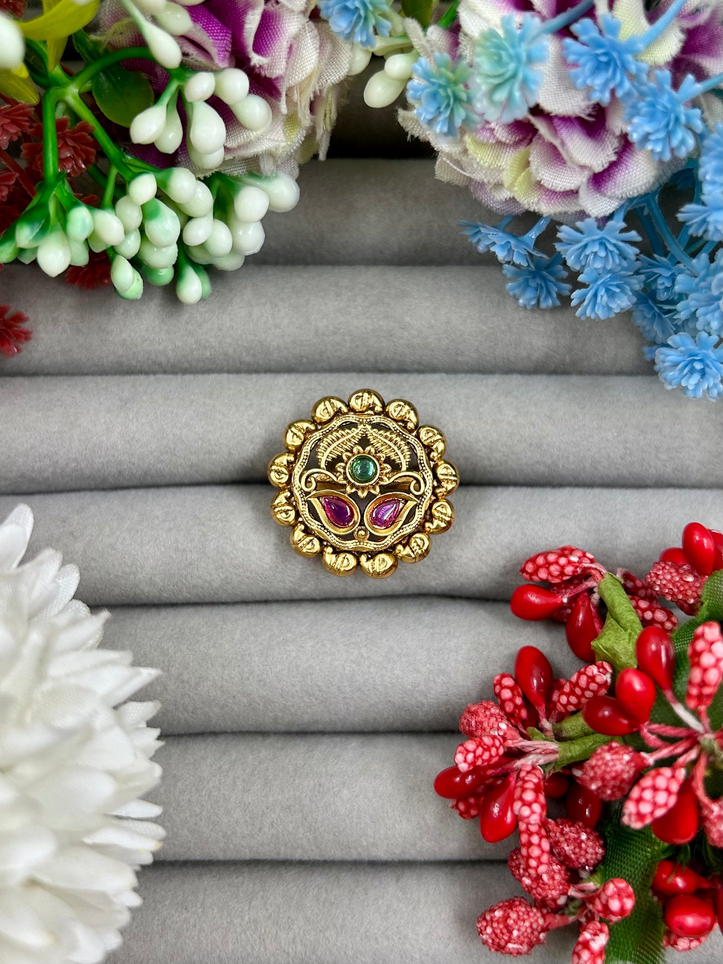 Darshana Traditional Finger Ring (Adjustable)