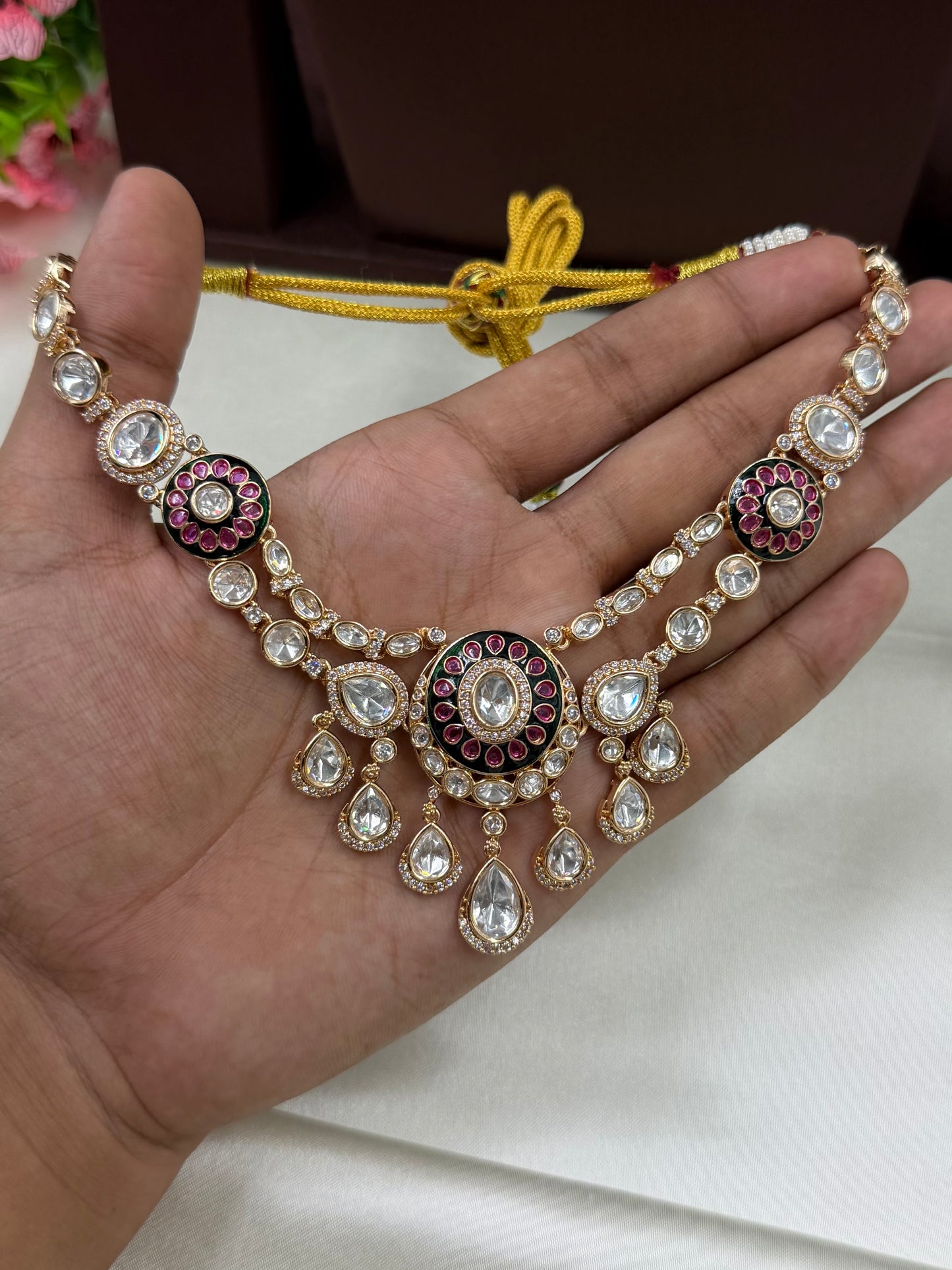 Sayli Moissanite Necklace Set