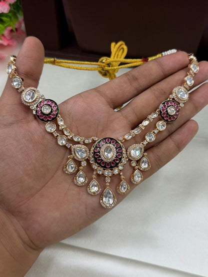 Sayli Moissanite Necklace Set
