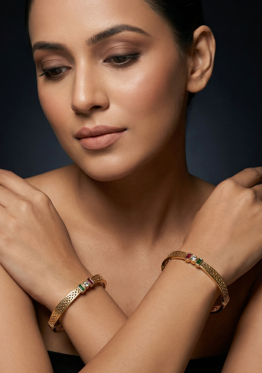 Bhumi Gold Bangles