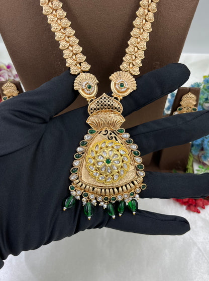 Rajwadi Long Necklace