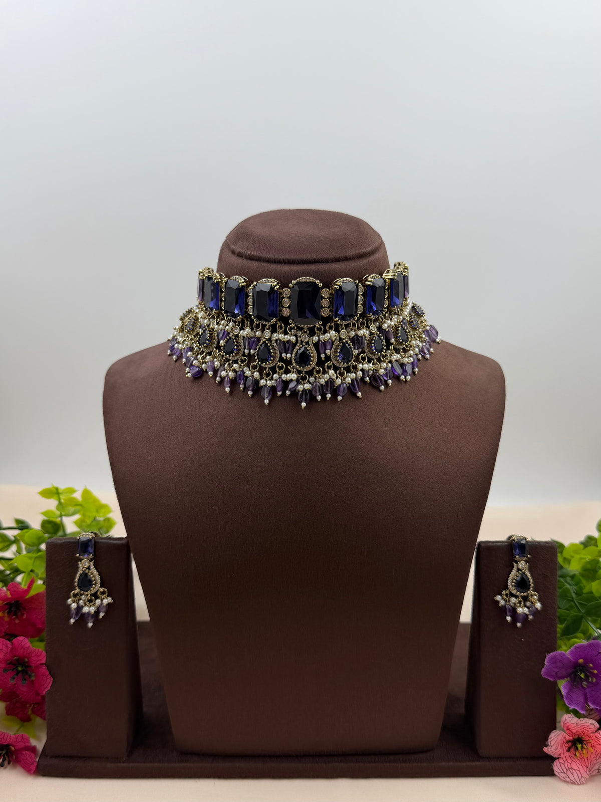 Rashi Victorian Choker Necklace Set