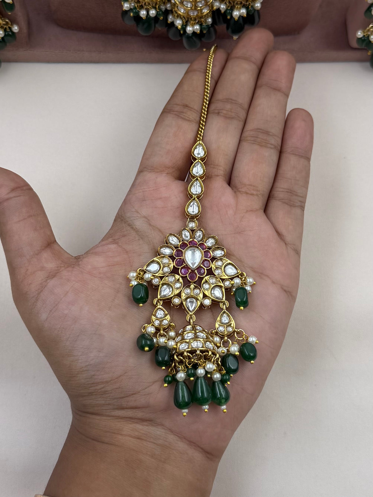 Tarangini Polki Bridal Long Necklace Set