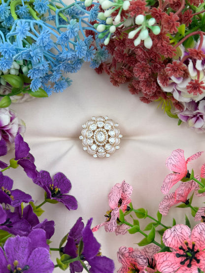 Rinky Moissanite Ring (Adjustable)