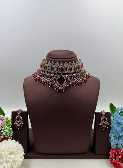 Samiksha Victorian Choker Necklace Set