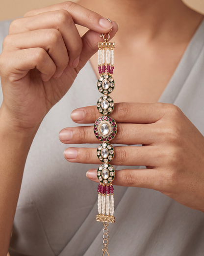 Reena Moissanite Bracelet (Adjustable)