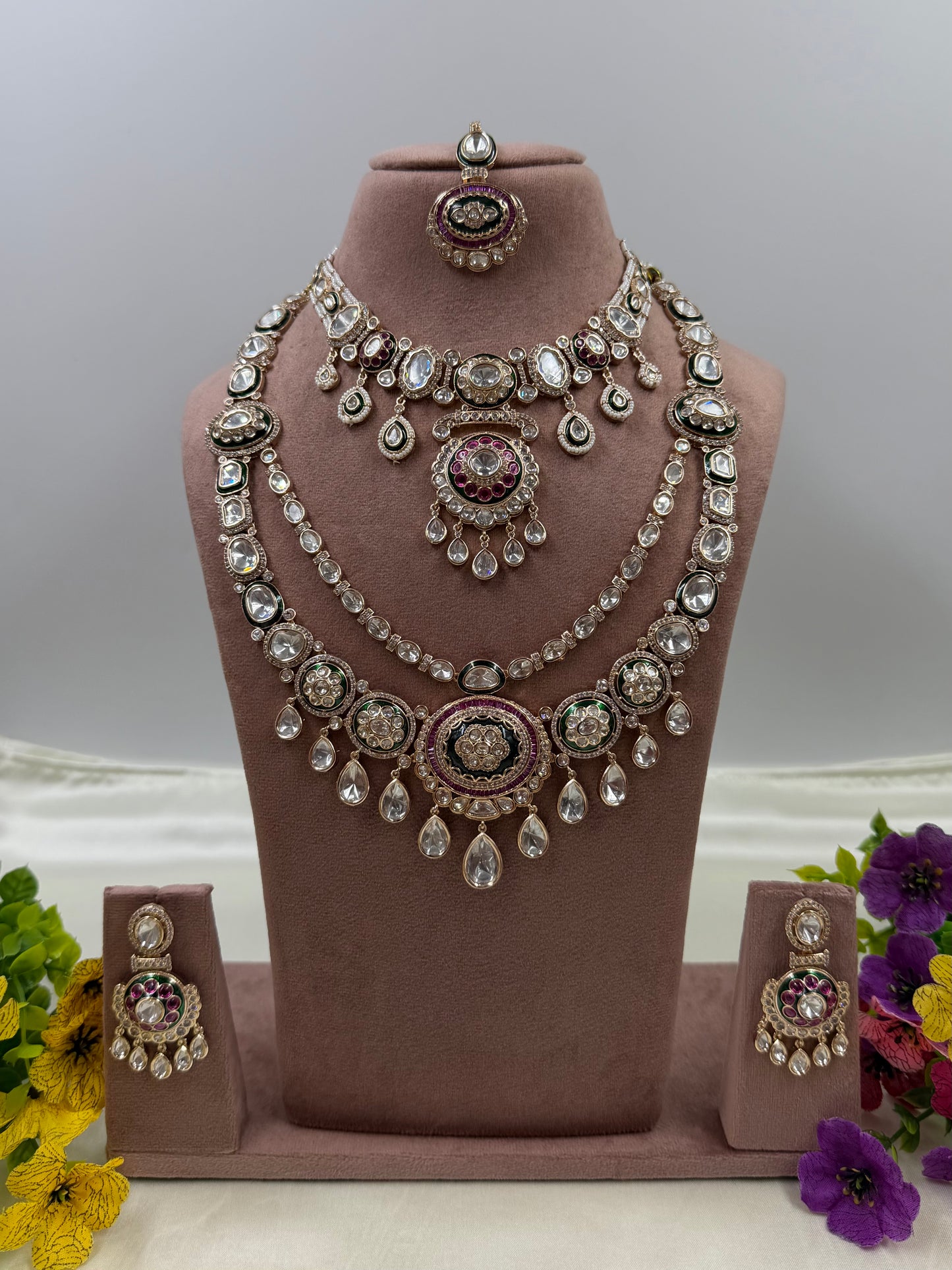 Taniya Moissanite Premium Combo Set