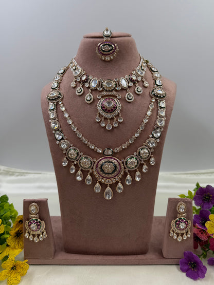 Taniya Moissanite Premium Combo Set