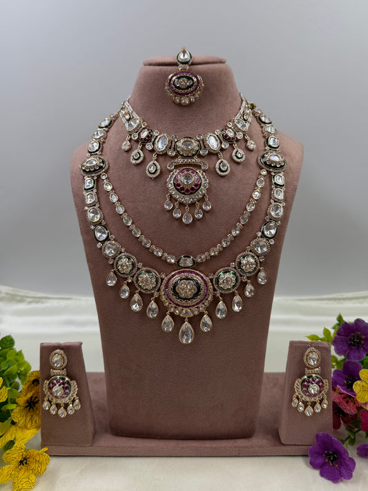 Taniya Moissanite Premium Combo Set