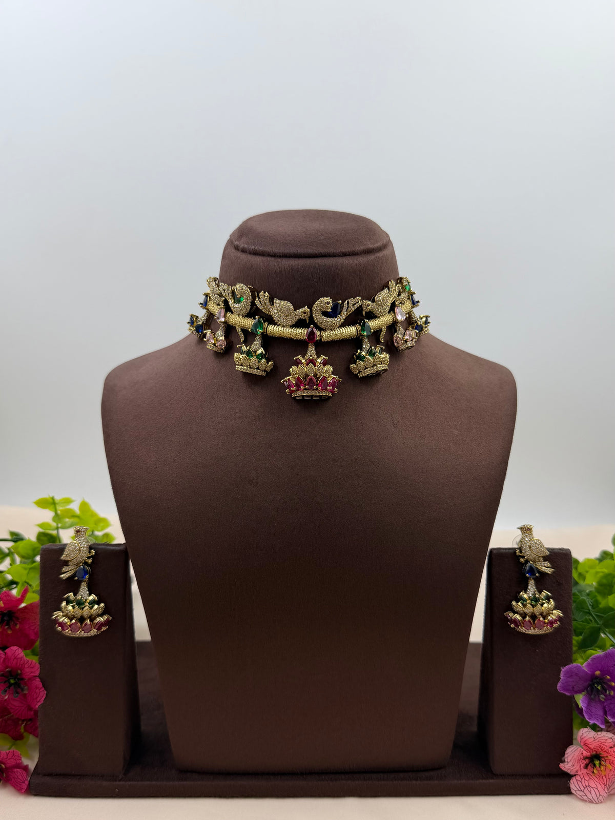 Reet Victorian Choker Necklace Set