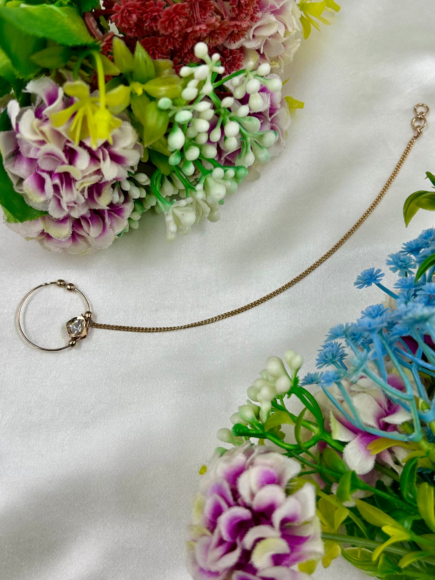 Nisha Moissanite Nose Ring