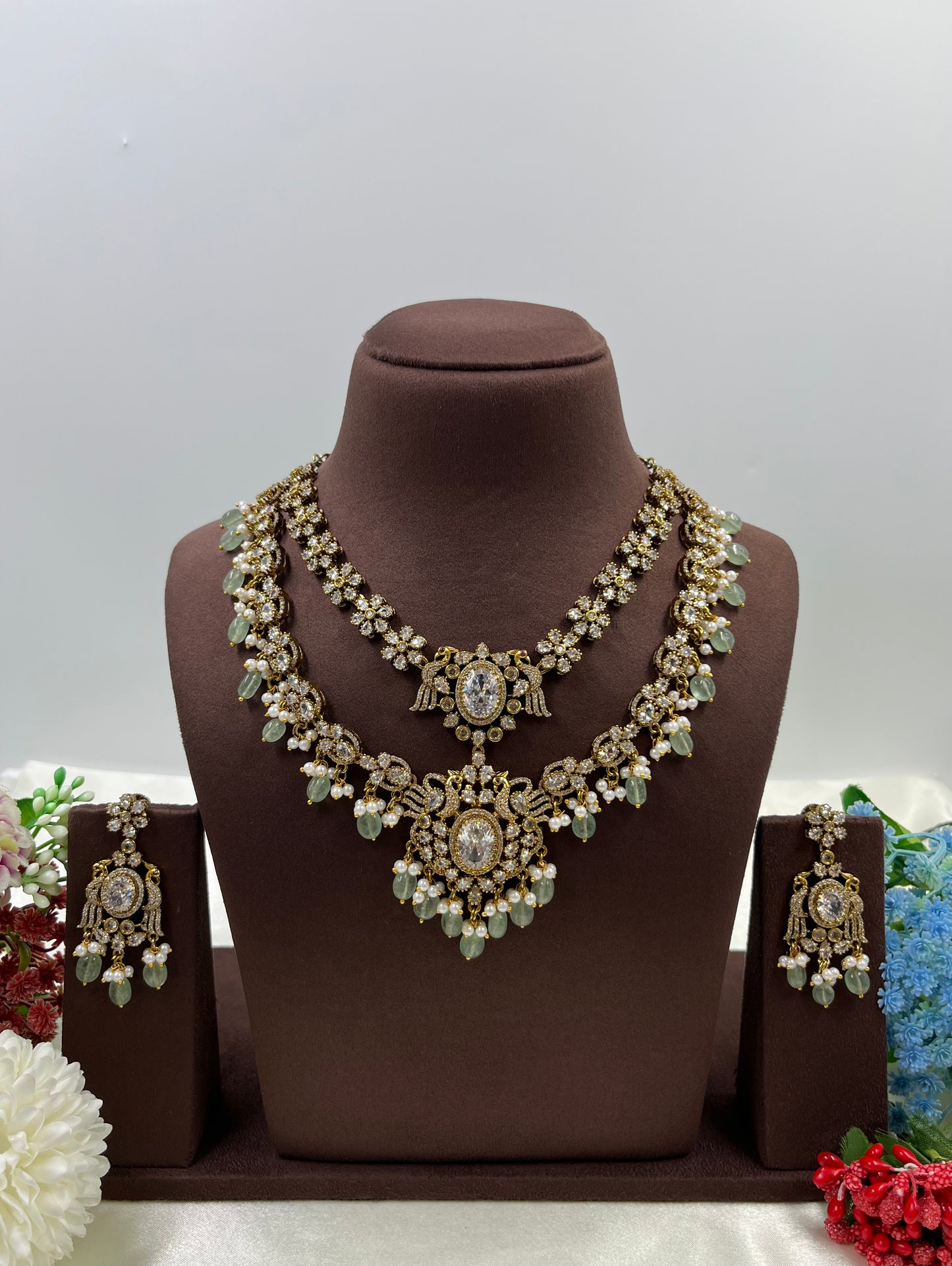 Shrevali Layered Moti Necklace